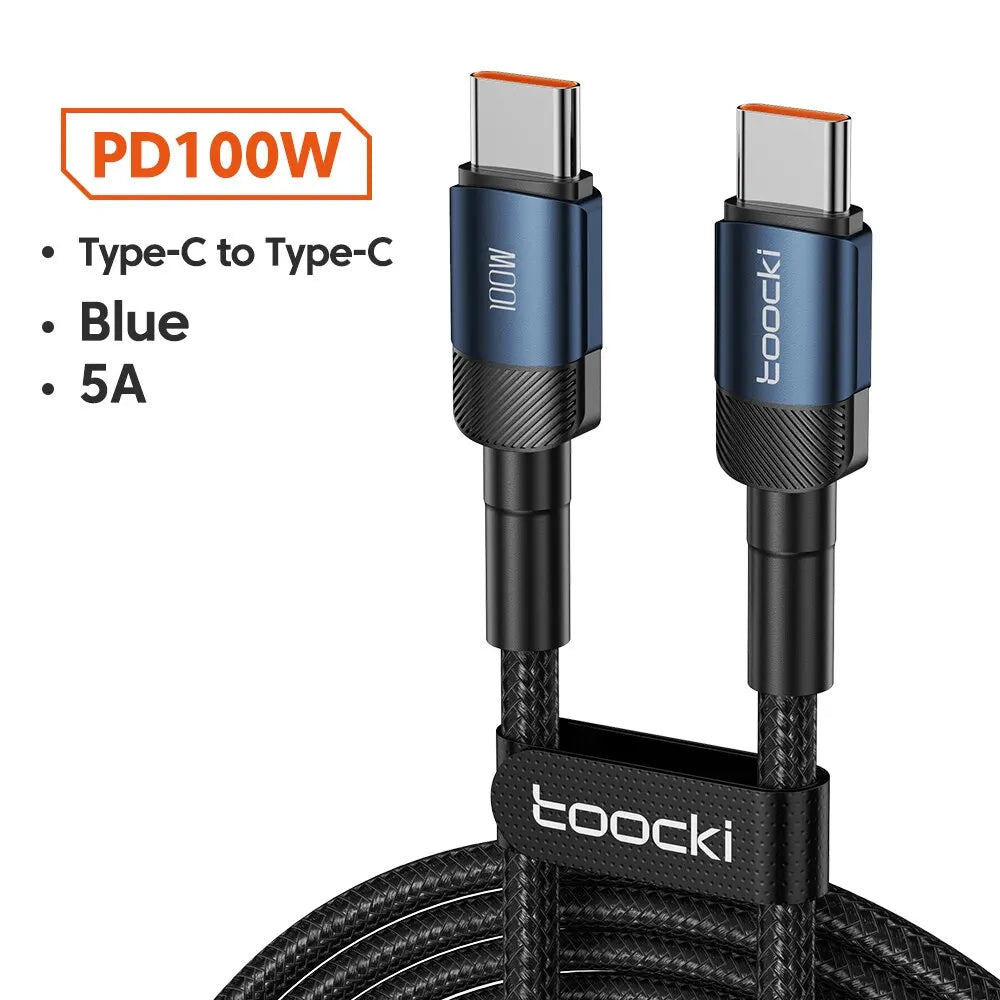 Toocki USB Type C to USB C Cable 100W