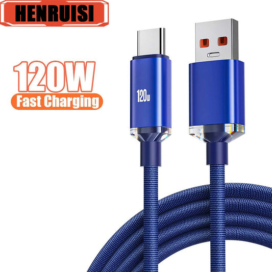 120W USB Type C Fast Charge Cable for iPhone